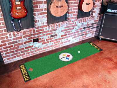 Pittsburgh Steelers Putting Green Mat - Click Image to Close