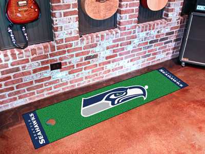 Seattle Seahawks Putting Green Mat - Click Image to Close