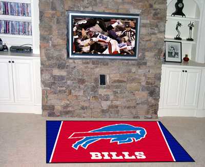 Buffalo Bills 4x6 Rug - Click Image to Close