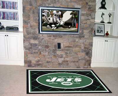 New York Jets 4x6 Rug - Click Image to Close