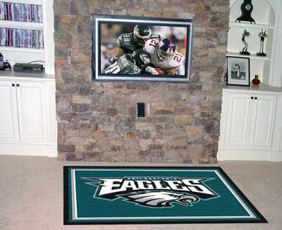 Philadelphia Eagles 4x6 Rug - Click Image to Close