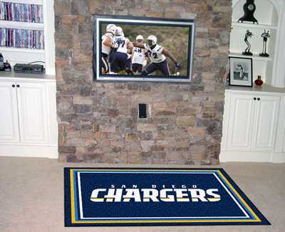 San Diego Chargers 4x6 Rug - Click Image to Close