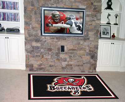 Tampa Bay Buccaneers 4x6 Rug - Click Image to Close