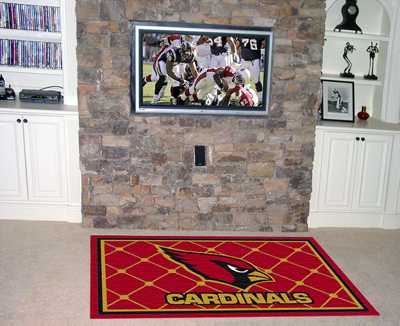 Arizona Cardinals 5x8 Rug - Click Image to Close