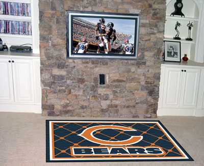 Chicago Bears 5x8 Rug - Click Image to Close