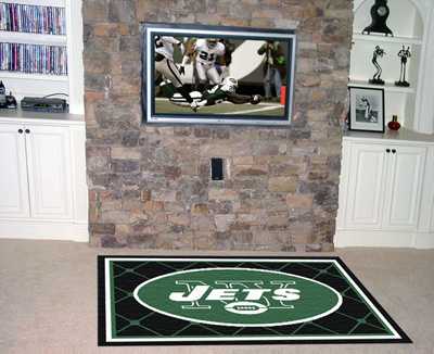 New York Jets 5x8 Rug - Click Image to Close