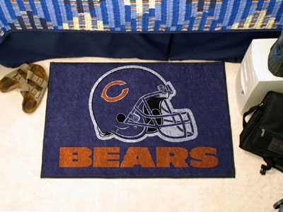 Chicago Bears Starter Rug - Helmet Logo - Click Image to Close