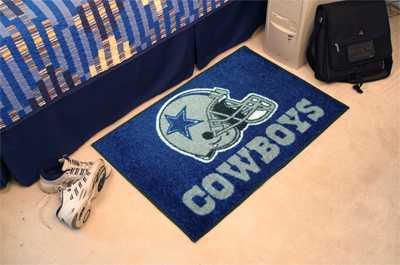 Dallas Cowboys Starter Rug - Helmet Logo - Click Image to Close