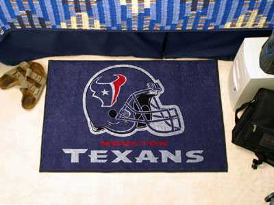 Houston Texans Starter Rug - Helmet Logo - Click Image to Close