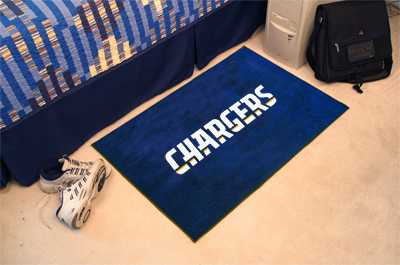 San Diego Chargers Starter Rug - Click Image to Close