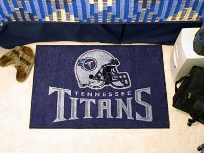 Tennessee Titans Starter Rug - Helmet Logo - Click Image to Close