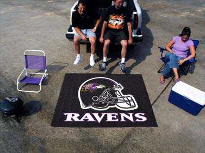 Baltimore Ravens Tailgater Rug - Click Image to Close