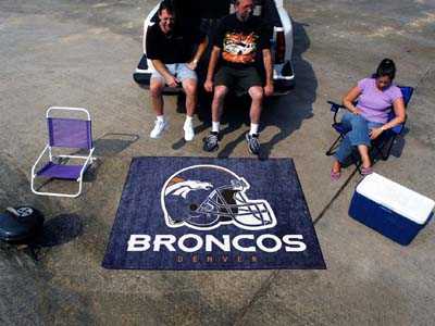 Denver Broncos Tailgater Rug - Click Image to Close