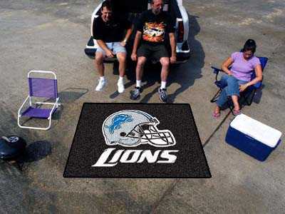 Detroit Lions Tailgater Rug - Click Image to Close