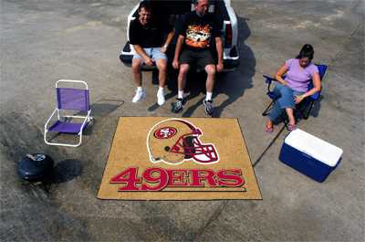 San Francisco 49ers Tailgater Rug - Click Image to Close