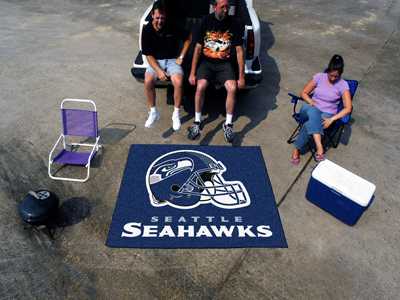 Seattle Seahawks Tailgater Rug - Click Image to Close