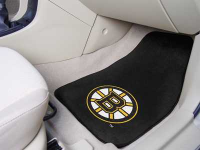 Boston Bruins Carpet Car Mats - Click Image to Close