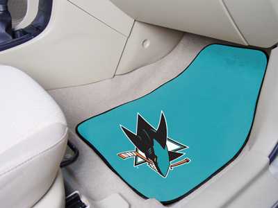 San Jose Sharks Carpet Car Mats - Click Image to Close