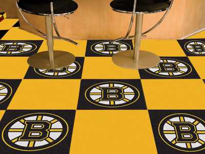 Boston Bruins Carpet Floor Tiles - Click Image to Close