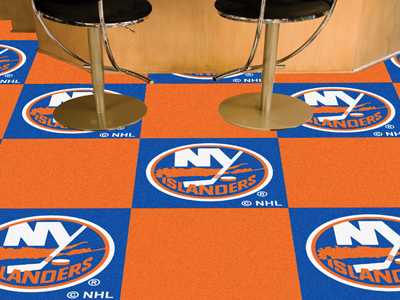 New York Islanders Carpet Floor Tiles - Click Image to Close