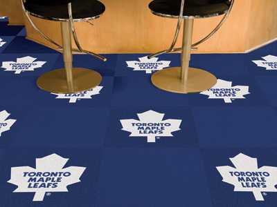 Toronto Maple Leafs Carpet Floor Tiles - Click Image to Close