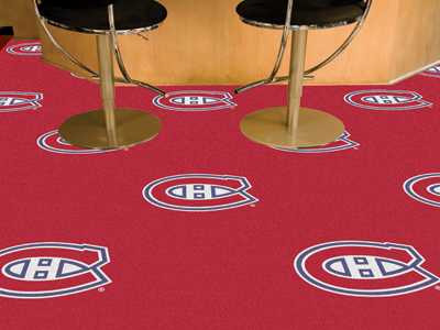 Montreal Canadiens Carpet Floor Tiles - Click Image to Close