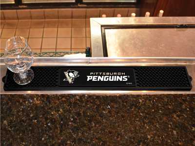 Pittsburgh Penguins Drink/Bar Mat - Click Image to Close