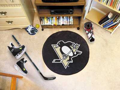 Pittsburgh Penguins Hockey Puck Mat - Click Image to Close
