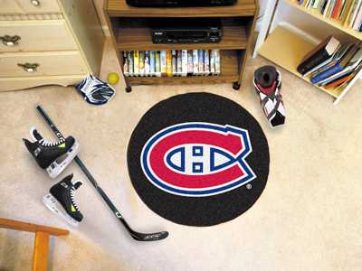 Montreal Canadiens Hockey Puck Mat - Click Image to Close