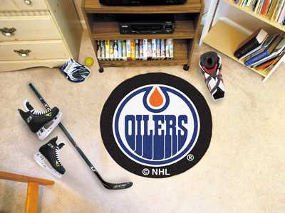 Edmonton Oilers Hockey Puck Mat - Click Image to Close