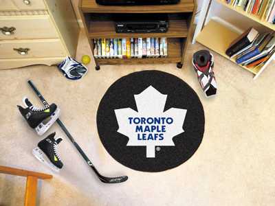 Toronto Maple Leafs Hockey Puck Mat - Click Image to Close