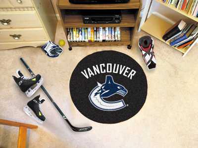 Vancouver Canucks Hockey Puck Mat - Click Image to Close
