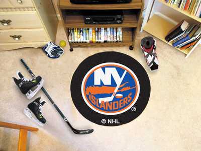 New York Islanders Hockey Puck Mat - Click Image to Close