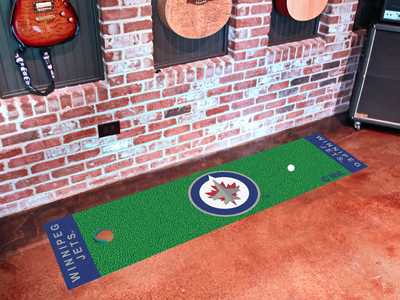 Winnipeg Jets Putting Green Mat - Click Image to Close