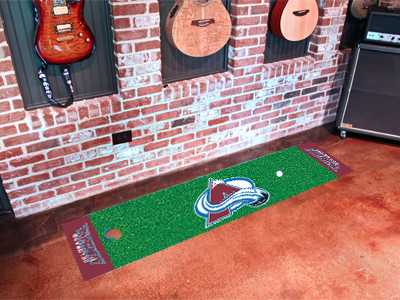 Colorado Avalanche Putting Green Mat - Click Image to Close