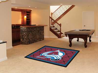 Colorado Avalanche 4x6 Rug - Click Image to Close