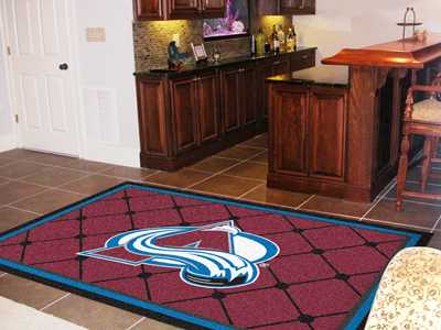 Colorado Avalanche 5x8 Rug - Click Image to Close