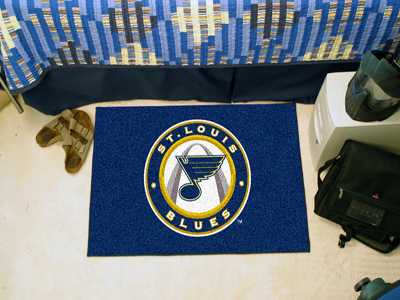 St Louis Blues Starter Rug - Click Image to Close