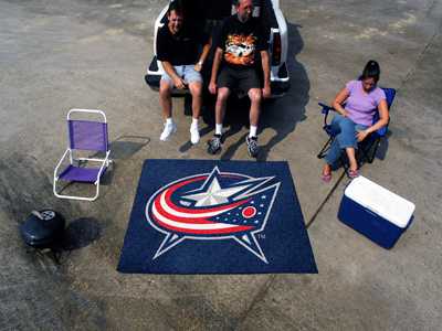 Columbus Blue Jackets Tailgater Rug - Click Image to Close