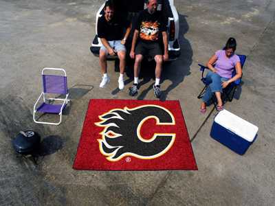 Calgary Flames Tailgater Rug - Click Image to Close