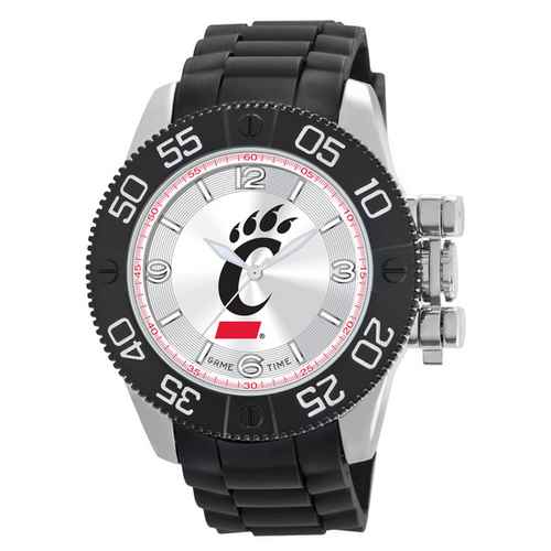 Cincinnati Bearcats Men's Scratch Resistant Beast Watch - Click Image to Close