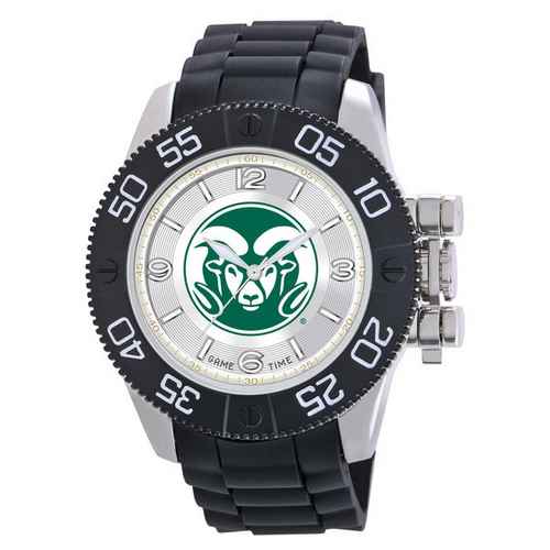 Colorado State Rams Men's Scratch Resistant Beast Watch - Click Image to Close