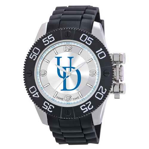 Delaware Blue Hens Men's Scratch Resistant Beast Watch - Click Image to Close