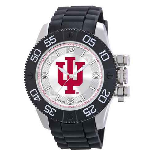 Indiana Hoosiers Men's Scratch Resistant Beast Watch - Click Image to Close