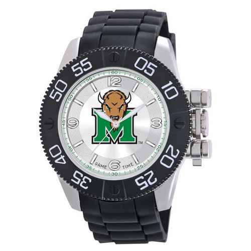 Marshall Thundering Herd Men's Scratch Resistant Beast Watch - Click Image to Close