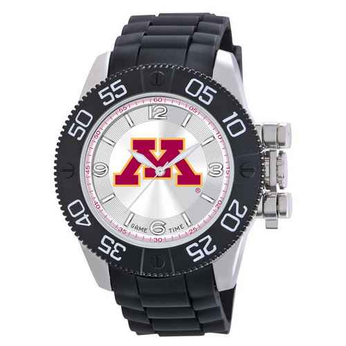 Minnesota Golden Gophers Men's Scratch Resistant Beast Watch - Click Image to Close