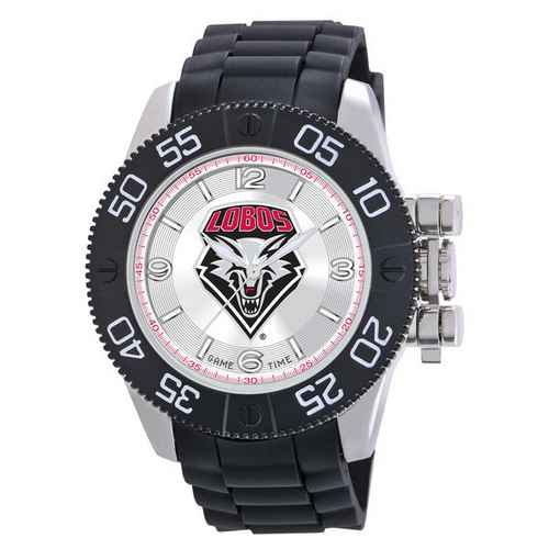 New Mexico Lobos Men's Scratch Resistant Beast Watch - Click Image to Close