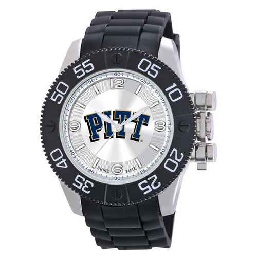Pitt Panthers Men's Scratch Resistant Beast Watch - Click Image to Close