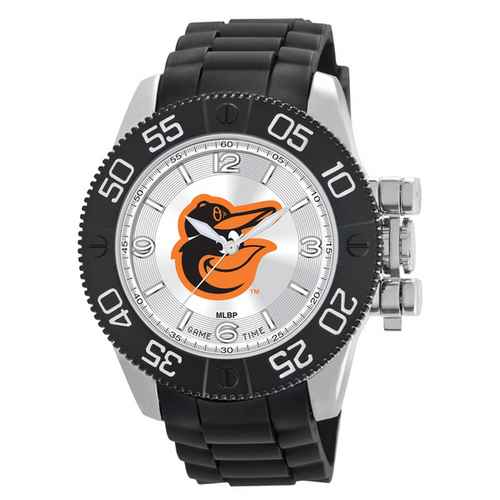 Baltimore Orioles Men's Scratch Resistant Beast Watch - Bird - Click Image to Close