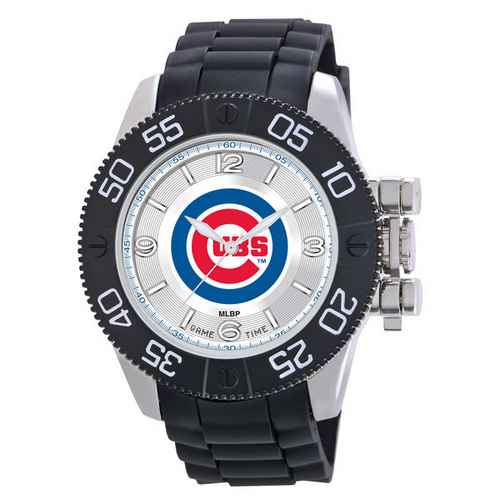 Chicago Cubs Men's Scratch Resistant Beast Watch - Click Image to Close
